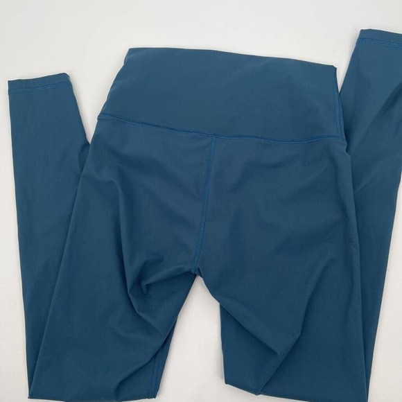 Everlane Womens Perform Leggings Pants Blue High Rise Lightweight Compression S - Picture 3 of 6